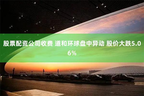 股票配资公司收费 道和环球盘中异动 股价大跌5.06%