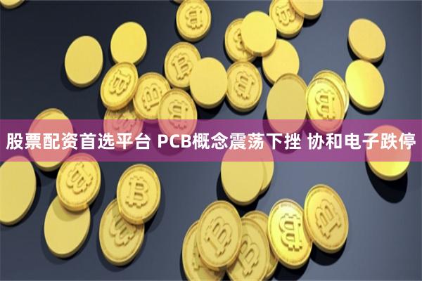 股票配资首选平台 PCB概念震荡下挫 协和电子跌停